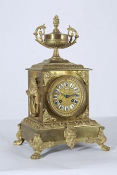 Clock - bronze, metal - Lay 29. Pge Jouffroy, France - 1935