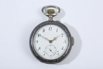 Pocket Watch - enamel, enamel - Repettion A Quartus - 1900