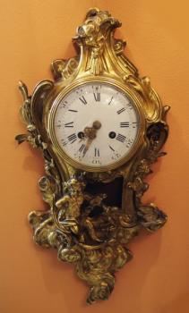Wall Timepiece - bronze, enamel - 1890