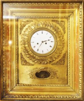 Framed Clock - wood - 1840