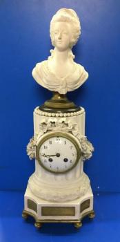 Clock - porcelain - 1880