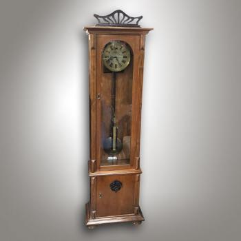 Longcase Clock - solid oak, oak veneer - 1910