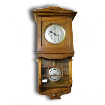 Grandfather Clock - solid oak - 1910