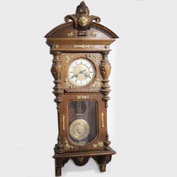 Pendulum Clock - wood, brass - 1920